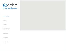 Tablet Screenshot of echo.at